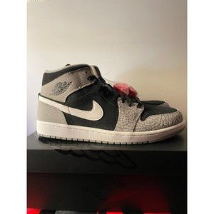 Nike Air Jordan 1 Mid SE - Black Elephant